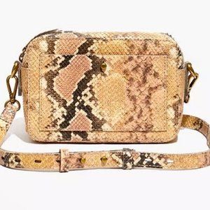 The Transport Camera Bag: Snake Embossed Leather Edition